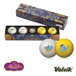 Volvik Golf Volvik Vivid Solice Disney Aladdin Golf Balls Pack