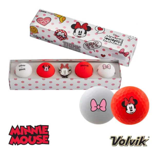 Volvik Golf Volvik Vivid Disney Minnie Mouse Golf Balls Pack