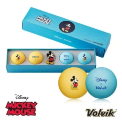 Volvik Golf Volvik Vivid Lite Disney Mickey Mouse Golf Balls Pack