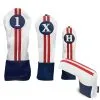 Sahara Retro Headcover Red/White/Blue