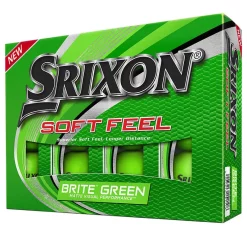 Srixon Golf Srixon Soft Feel Brite Golf Balls - Green/Dozen