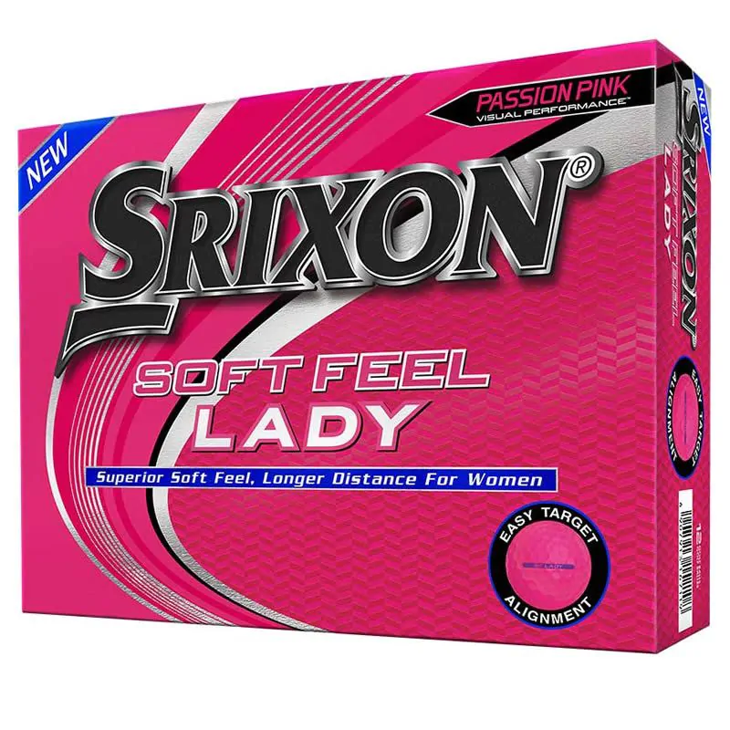 Srixon Golf Srixon Soft Feel Ladies Golf Balls - Pink/Dozen