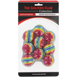 Golfers Club Stripe Practice Ball Pack