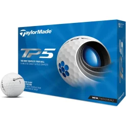 TaylorMade Golf Taylormade TP5 Golf Balls - White/Dozen