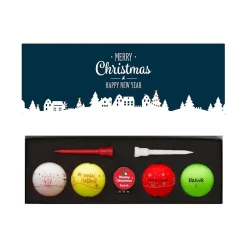 Volvik Golf Volvik VIVID Christmas Pack (4 Balls, Ball Marker, X2 Tees)