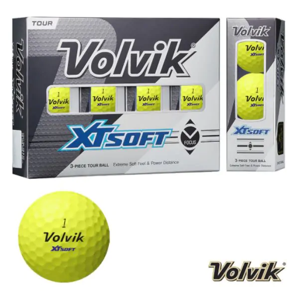 Volvik Golf Volvik XT Soft Golf Balls - Yellow - Image 4