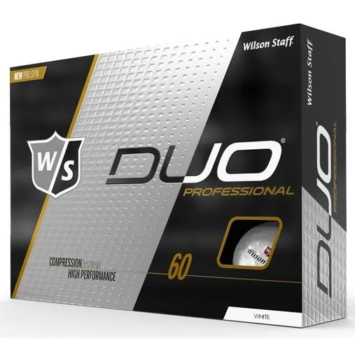 Wilson Golf Wilson Staff Duo Professional Golf Balls - White (Dozen)