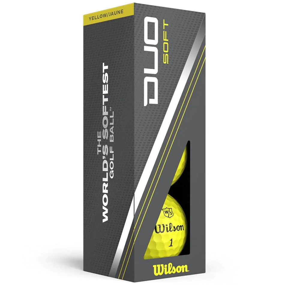 Wilson Golf Wilson Staff Duo Soft Yellow Golf Balls - Dozen - Image 2