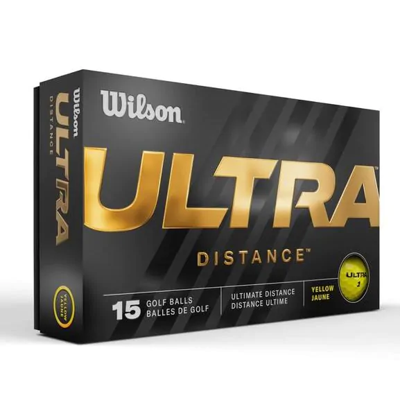 Wilson Golf Wilson Ultra Distance 15 Ball Pack Yellow Golf Balls