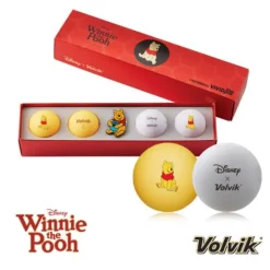 Volvik Golf Volvik Vivid Lite Disney Winnie The Pooh Golf Balls Pack